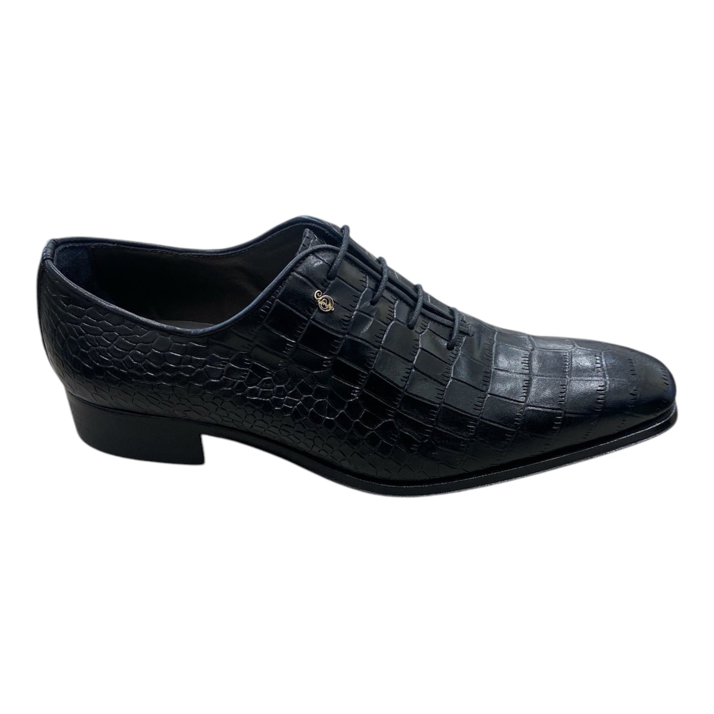 Richelieu Cuir façon Croco