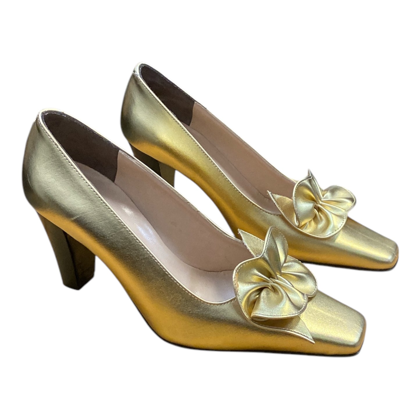 Escarpins Cuir OR réf 889