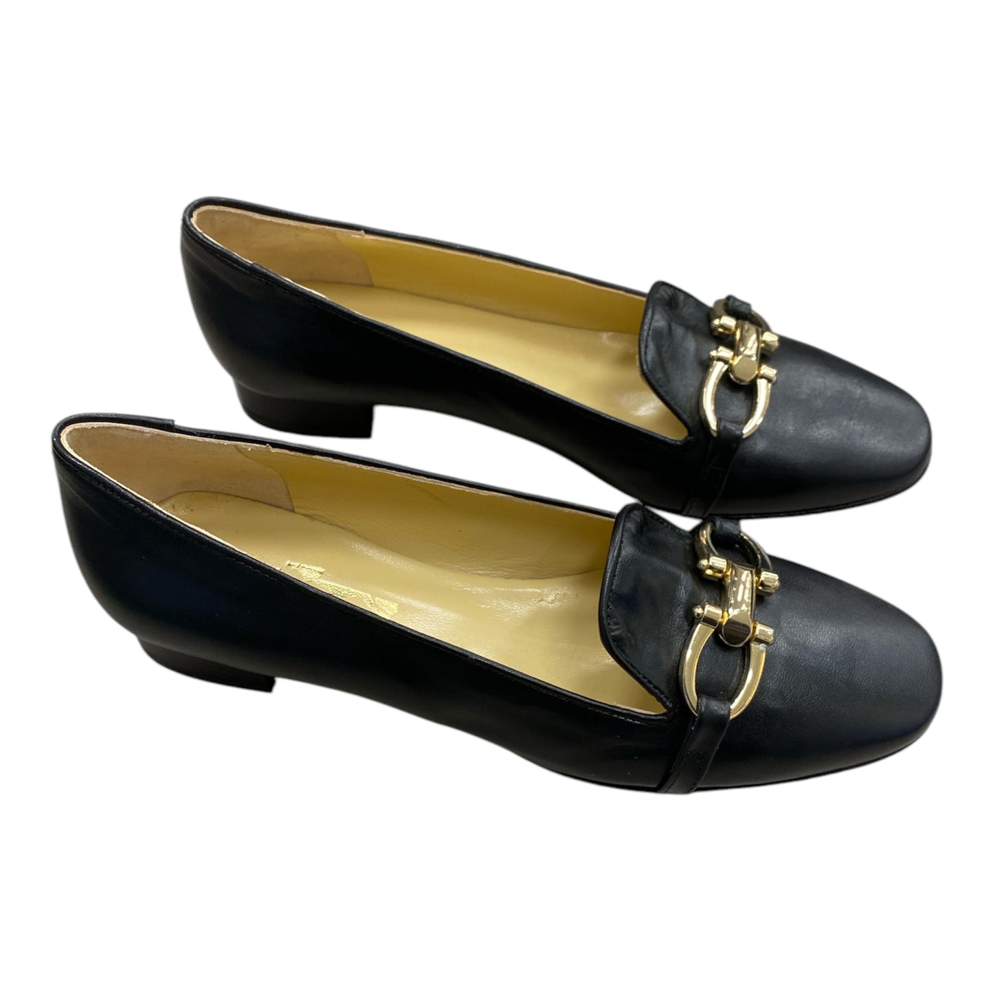 Ballerine Noir avec Métal Doré Réf 2745