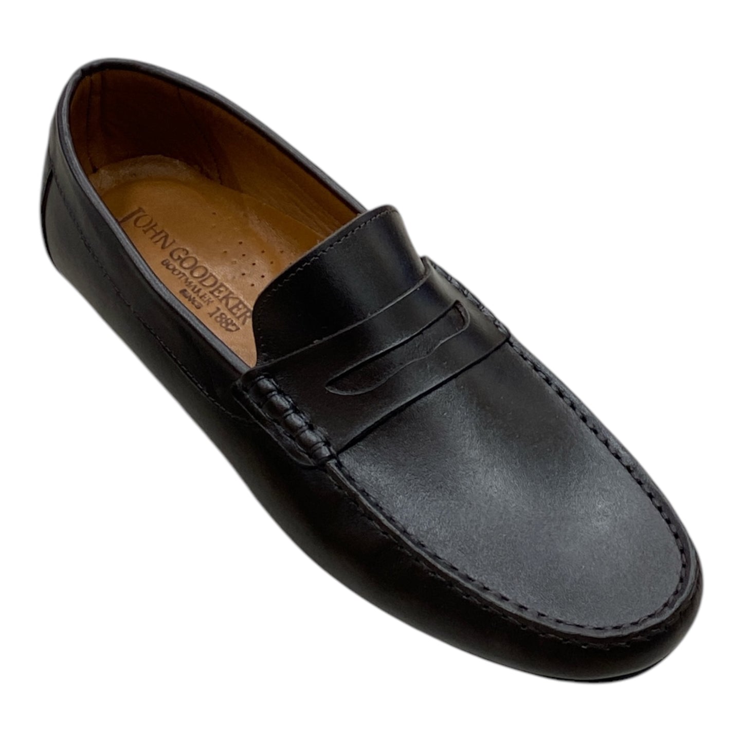 Mocassin Souple Homme Cuir Marron Foncé