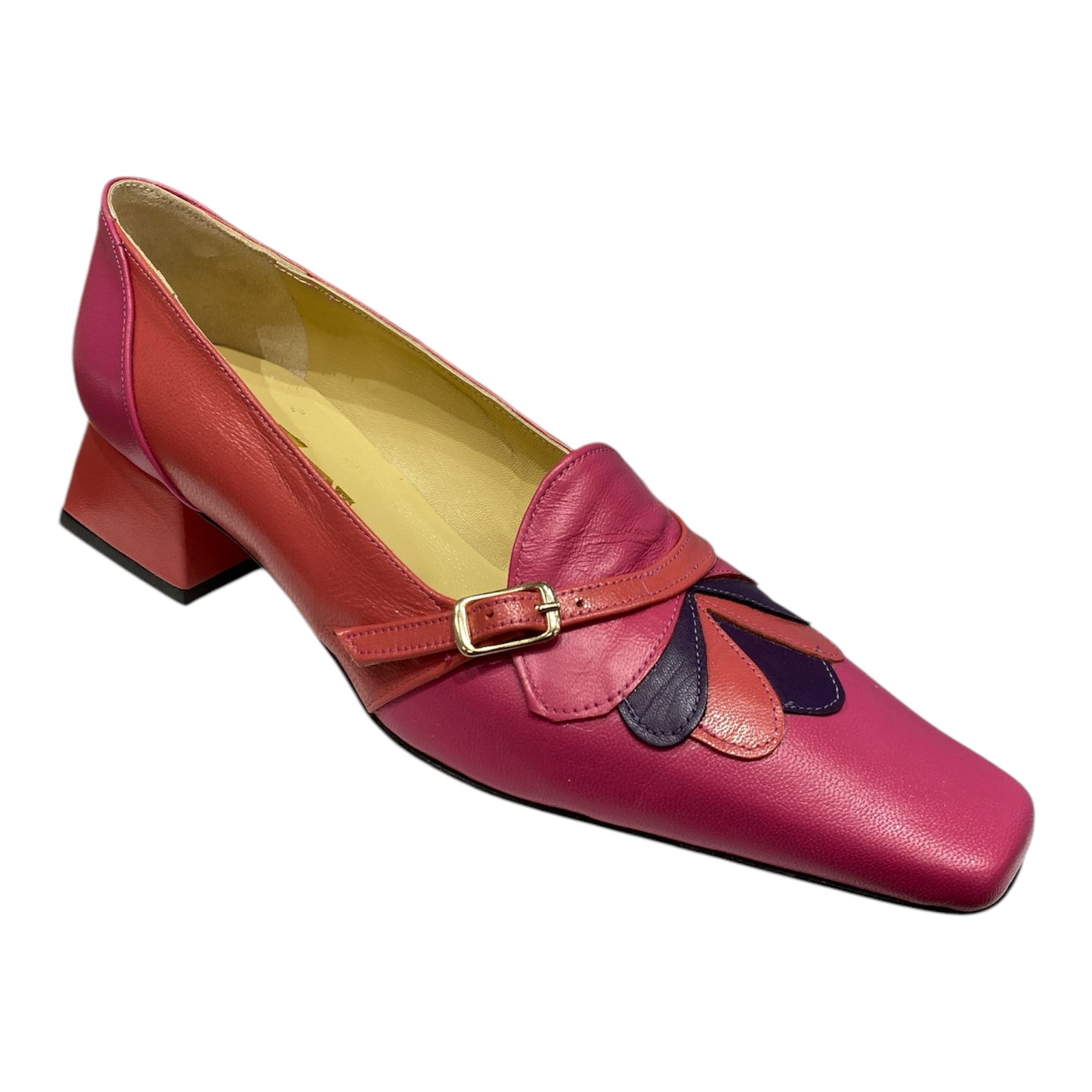 Escarpins Fushia et Rose petit talon
