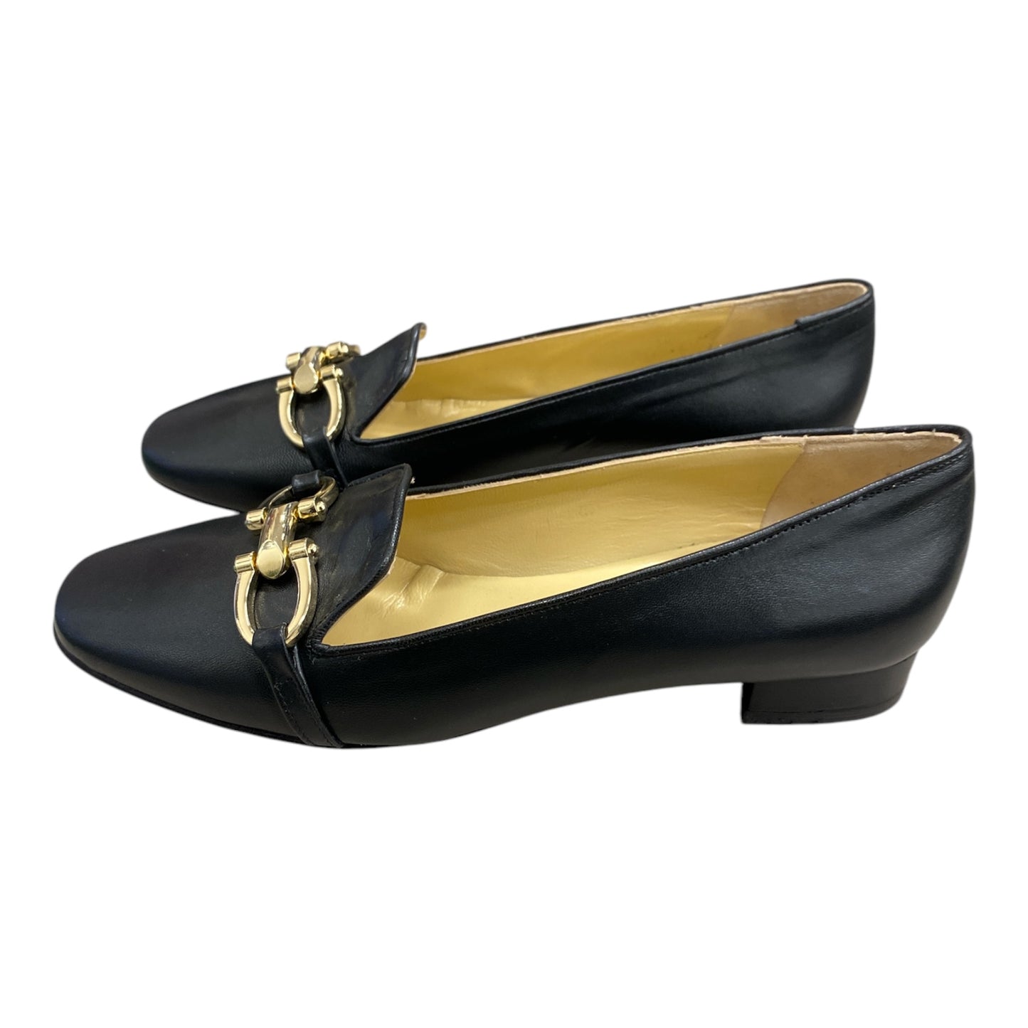 Ballerine Noir avec Métal Doré Réf 2745