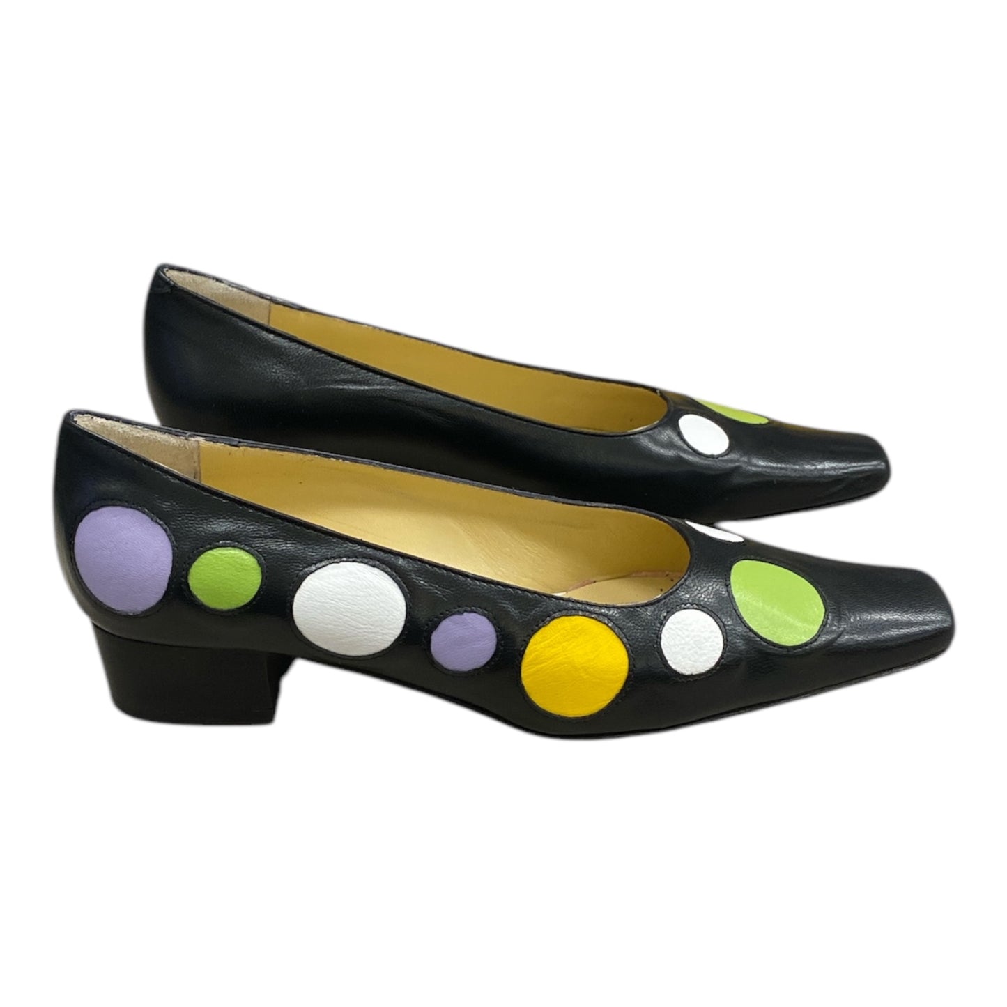 Escarpins Ref CUIR NOIR Petit Talon