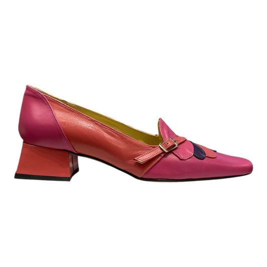 Escarpins Fushia et Rose petit talon
