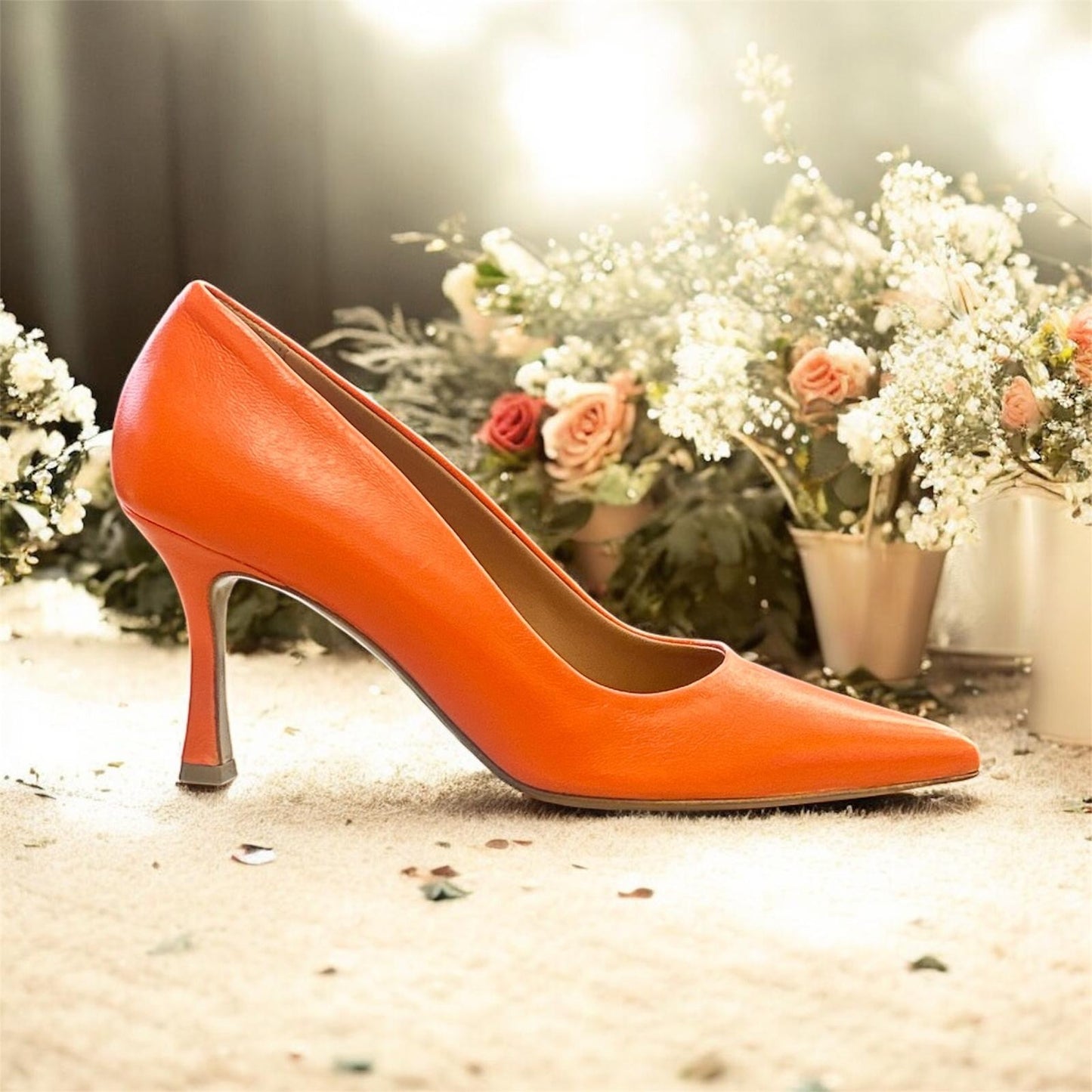 Escarpins LARA MAY Mandarine