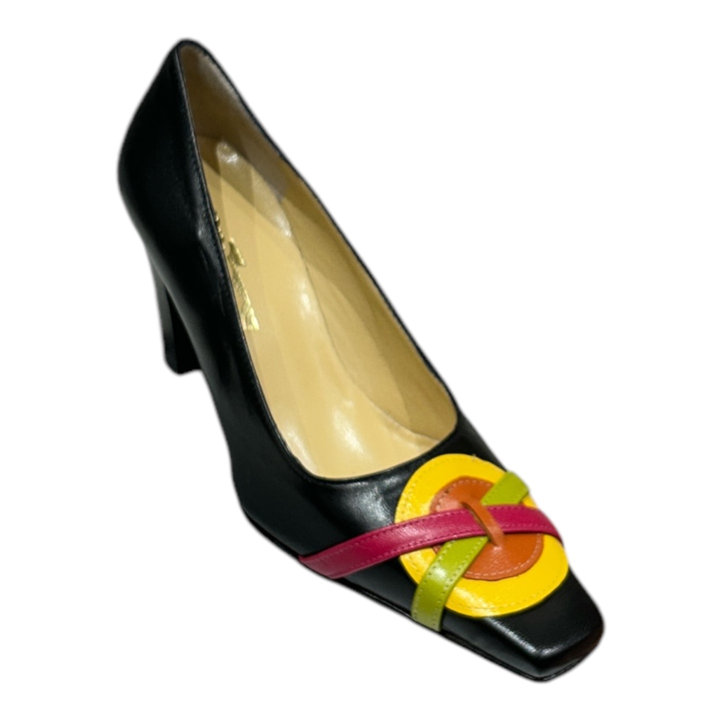 Escarpins Ref CUIR NOIR Talon Haut