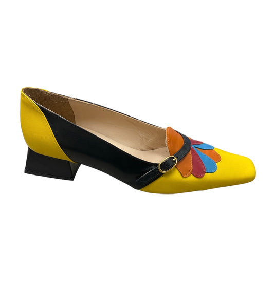 Escarpins Multicolor Petit Talon réf 31 Best